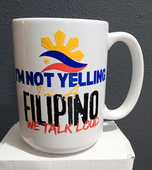 15 oz  Filipino Memes Customized Coffee Mug || White || Coffee ||Perfect for Gift